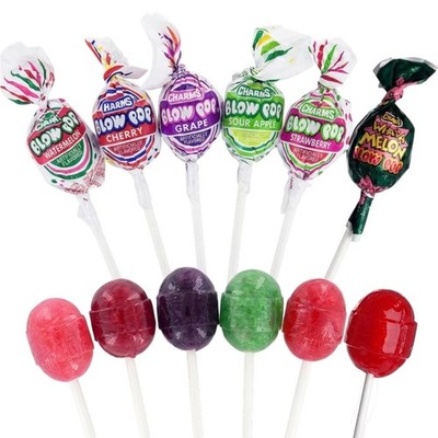 Blow Pops Lollipops Candy | Assorted & What A Melon with Chewing Gum