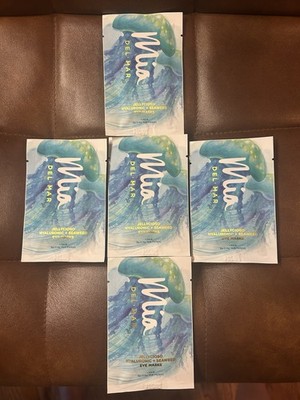 $40.00 msrp5 Pack Mia Del Mar Hyaluronic Acid & Seaweed Blend Eye Masks