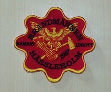 Ärmelabzeichen Feuerwehr Schweden - Hässleholm Brandkår -- Süden