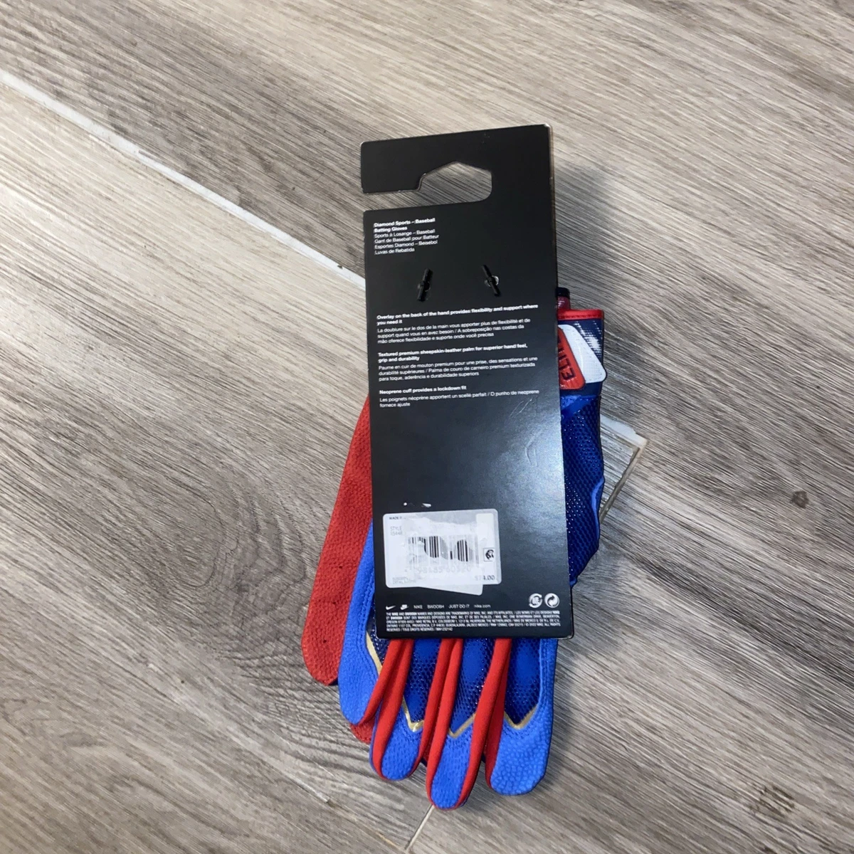 Guantes de Bateo Nike Alpha Elite 4 de Julio Promo PE Béisbol Nuevos con Etiquetas Talla XL