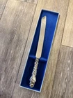 Gorham Old Lily Bread Cake Knife 12.5" Sterling Silver Box included No Monogram