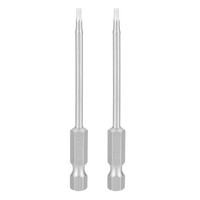 "2 StüCk 5/64\" Sae Sechskant-Bohreraufsatz 75 Mm LäNge Magnetische Bits Grau"