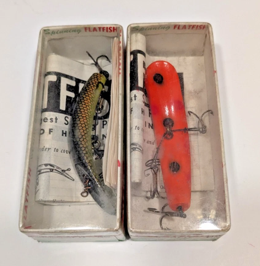 25+ Helin Vintage Fishing Lures with Original Box for sale
