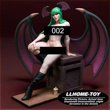 Morrigan 1/4 42CM 3D Print Model Kit Unpainted Unassembled GK Statue Figure