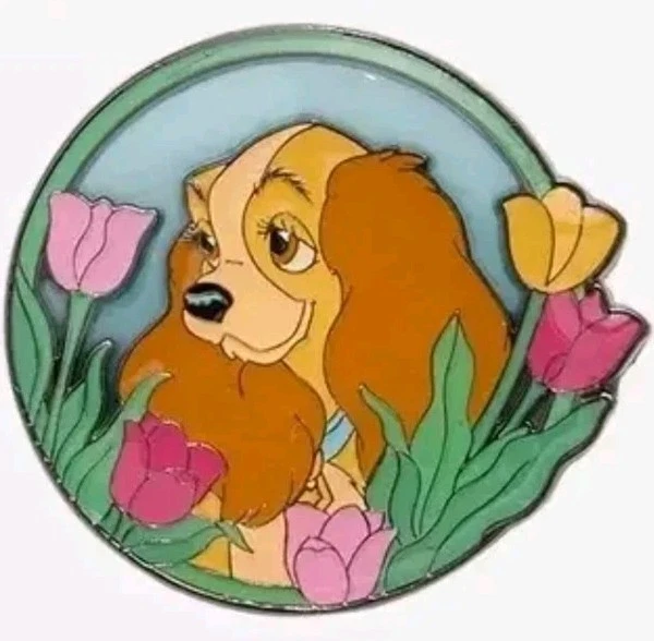 Loungefly Disney Dog Portraits Blind Box Enamel Pin - Lady- New-Open Bag