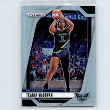 2024 Panini Prizm WNBA Teaira Mccowan #105 Silver Prizm Dallas Wings