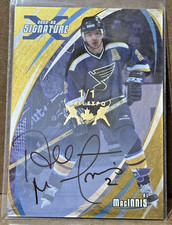 Al MacInnis 2002-03 ITG BAP Signature Gold Autograph Toronto Fall Expo #1/1 HOF