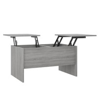 Couchtisch Grau Sonoma 80X50X42,5 Cm Holzwerkstoff