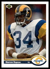 1991 Upper Deck Marcus Dupree #499