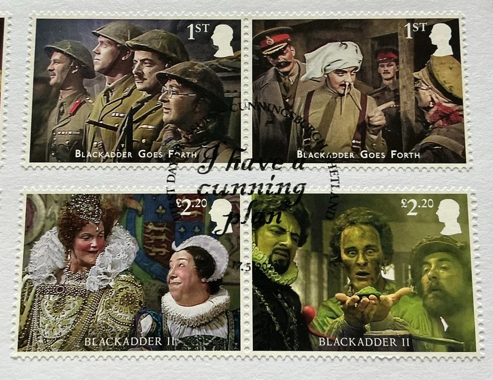 GB QEII 2023 Blackadder Pairs Royal Mail FDC Cunningsburgh Shetland SHS - Image 2 of 4