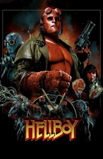 AA1937 Hellboy Film By Guillermo del Toro 2004 Movie Poster