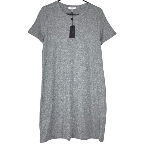 Everlane Organic Cotton Waisted Dress Large, Black, Short Sleeve | eBay