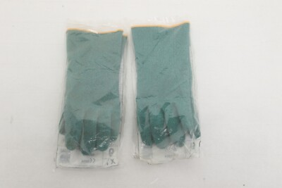 #ad #ad 2 Pairs MAPA Kronit Proof 395 Multi Layer Nitrile Heavyweight Glove Size 9 Green $27.00