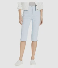 $98 FDJ French Dressing Jeans Women's Blue Stretch Denim High Rise Pants Size 10