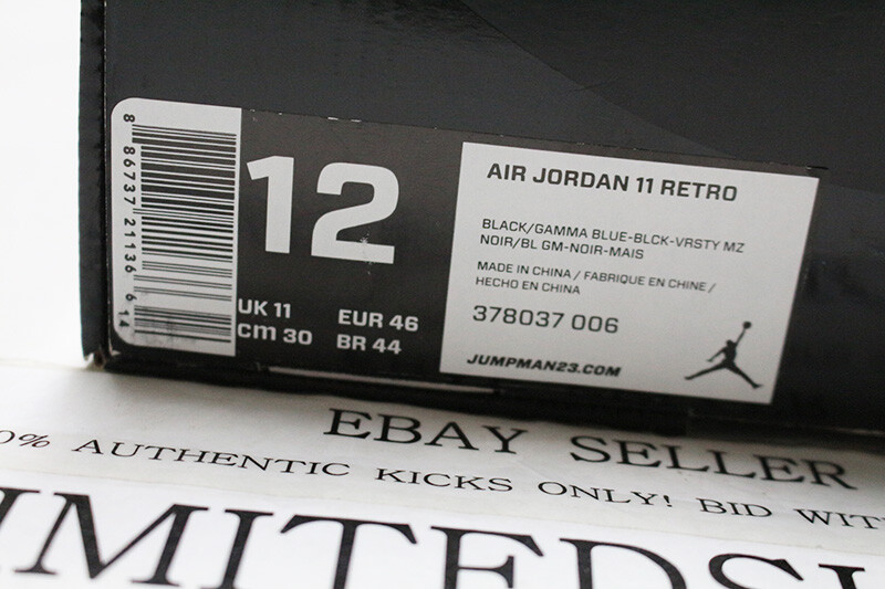jordan 11 gamma blue ebay