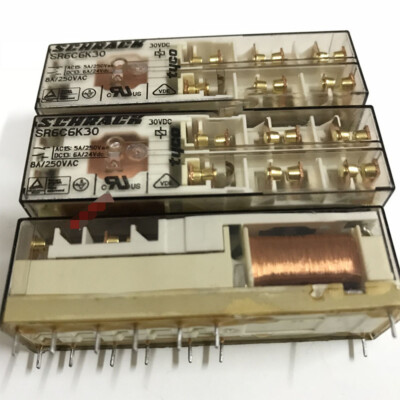 5Pcs SR6C6K30 SR960011 30VDC Power Relay 12Pins 8A 250VAC