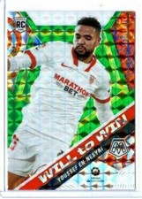 2020-21 Panini Mosaic LaLiga Soccer Will To Win Green Mosaic Youssef En-Nesyri