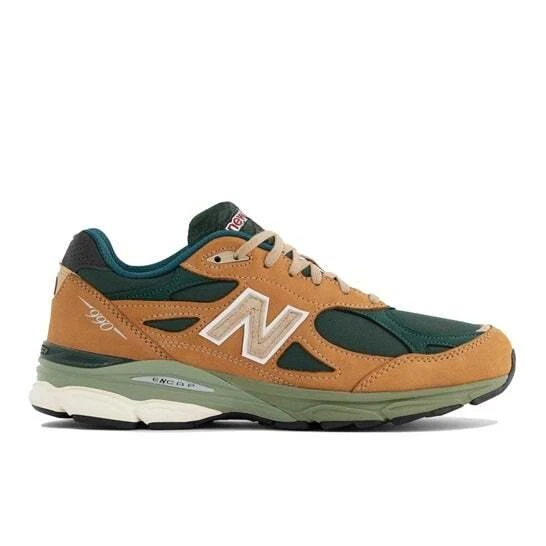 New Balance Made in USA 990 v3 WG3 BROWN Men's Sneakers Shoes US Size 7-11