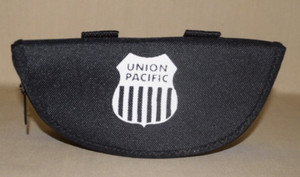 Union Pacific Railroad Black Eyeglass Case