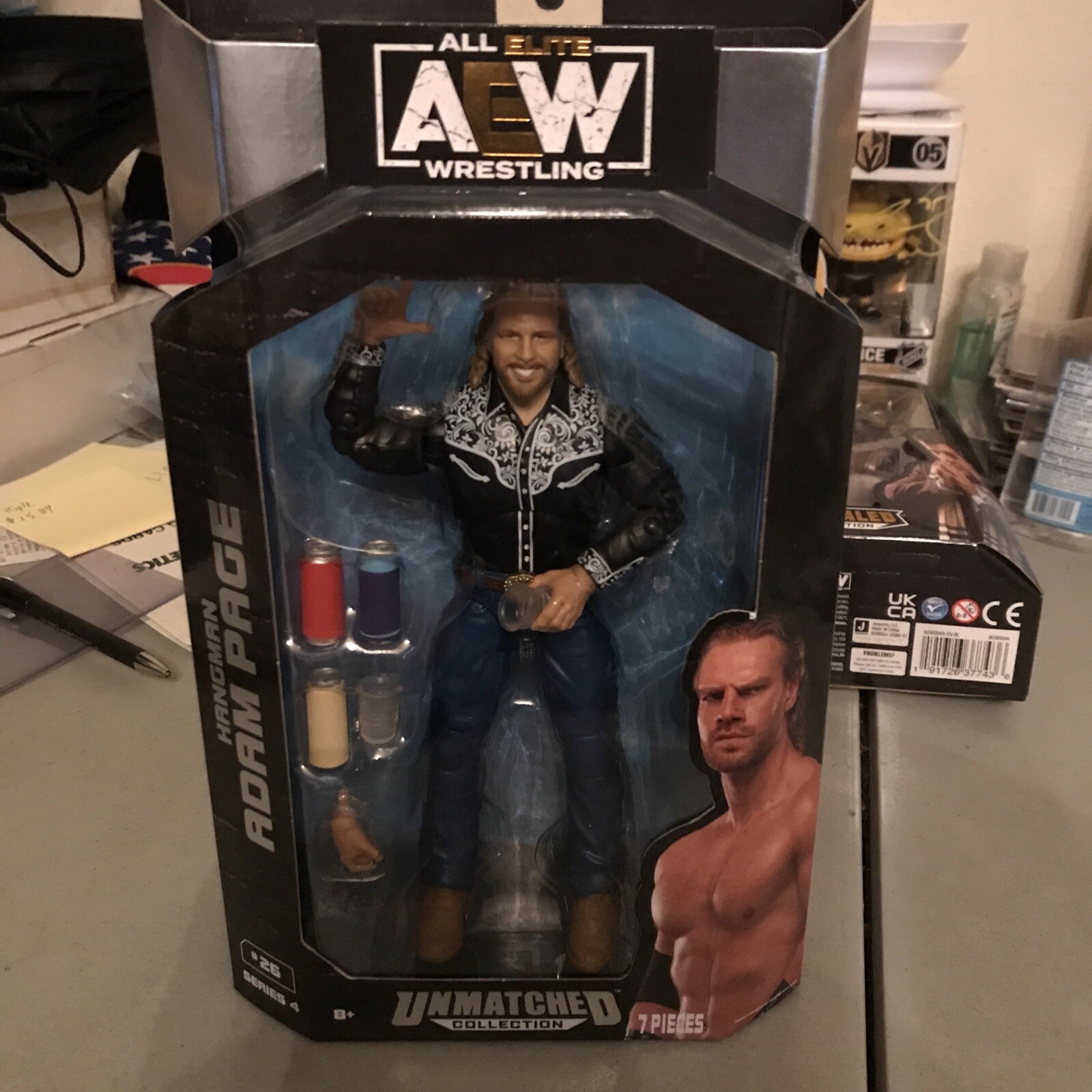 Hangman Adam Page AEW Unmatched Series 4 Wrestling Action Figure #26