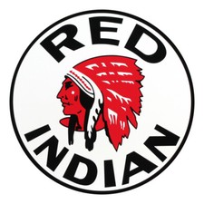 Red Indian 12" Vinyl Decal (DC221)