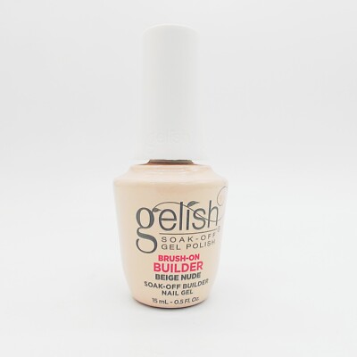 Harmony Gelish - Soak Off Brush-On Builder Gel - Beige Nude - 15ml / 0.5oz