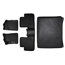 SMARTLINER Custom Fit Floor Mats Cargo Trunk Liner Set 2014-2021 Jeep Cherokee