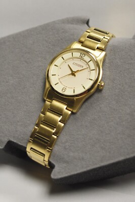 Citizen Quartz Gold Tone ER0182-59A Damenuhr