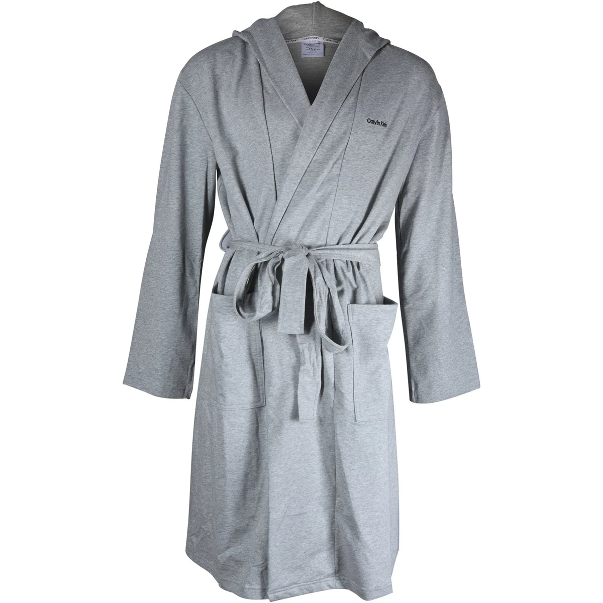 Calvin Klein Modern Cotton Men s Bathrobe Grey Heather