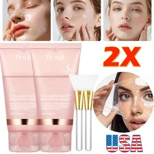 2~Anti-Wrinkle Collagen Wrapping Mask Moisturizing Anti-Aging Repair Brightening