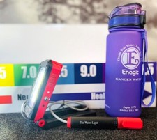 TESTER WATER PH KANGEN ALKALINE ELECTROLYTE LIGHT RECHARGEABLE USB – RED COLOR