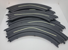 TYCO B5843 9" Radius Curve 1/4 Circle Track Lot of 6 Zero Gravity Nite Glow 6234