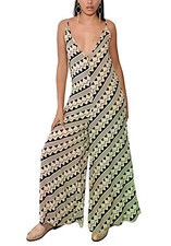 Women's Flared Dress 'Emma' With Geometric Print Sleeveless 127