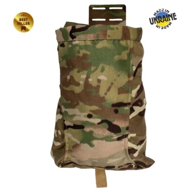 Dump Pouch for Empty Mags Multicam | Tactical MOLLE Bag Ukraine MIL-SPEC