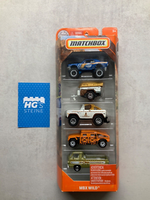 Matchbox Geschenkset Mbx Wild Off Road GBJ73 Ovp 5 Fahrzeuge Mattel