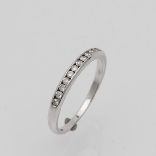 10ct White Gold Diamond Wedding Band Ring by Michael Hill - Size: L ~ RRP: $899 - Picture 3 of 10