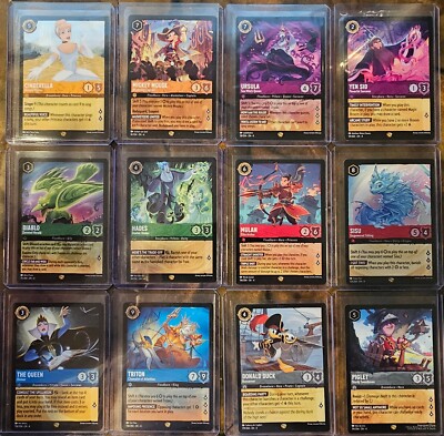 Disney Lorcana - Ursula's Return - Complete Non-Foil Set 204 Cards & Puzzle  Set | eBay