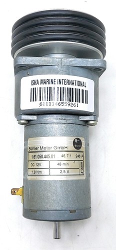 Motore Con Riduttore B&uuml;hler Per Automotive, 2 Versioni: 11V/13V, Modelli 1.61.072.202 / 1.61.072.150, Nuovo