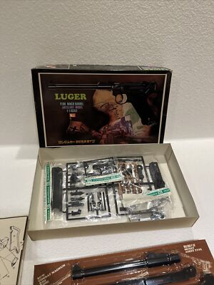 Vintage L&S Luger P.08 Artillery Model Japan 1:1 Scale Model KIT