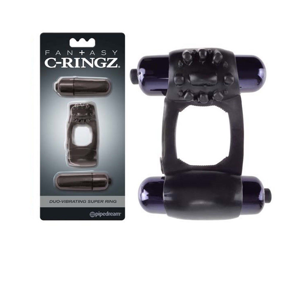 Fantasy C-Ringz Duo Vibrating Super Penis Ring, Adult Couple Kinky Sex Toy,  New | eBay
