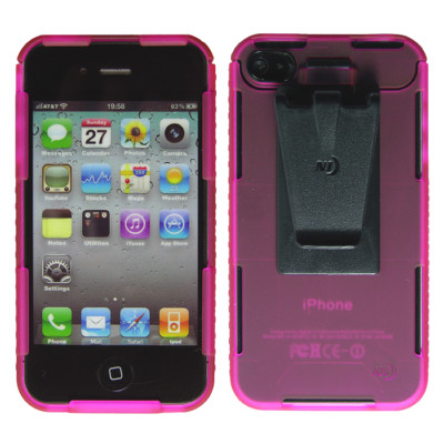 Nite Ize Verbinden Case Für Iphone 4/4S Dauerhaft Schützende Inhaber Rosa Durchs