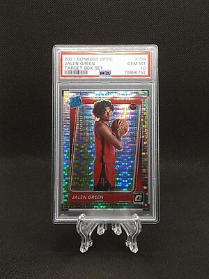 2021-22 Donruss Optic Jalen Green RC #159 Pulsar Prizm Rookie PSA 