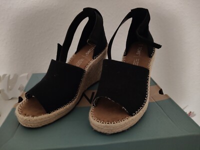 TOMS Marisol Schwarz Neu, Gr. 39