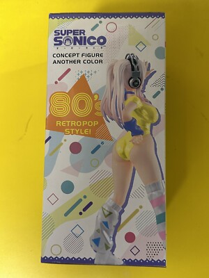 Furyu - Super Sonico - Concept Figure - 80's Yellow 2020 Sealed