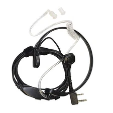 HQRP Hands Free Headset PTT Throat Mic for Kenwood Pro-Talk Pro-Power Free-Talk