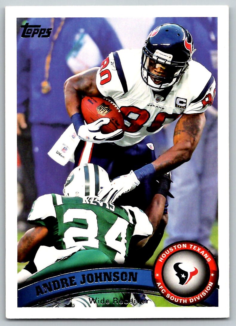 2011 TOPPS ANDRE JOHNSON HOUSTON TEXANS #250