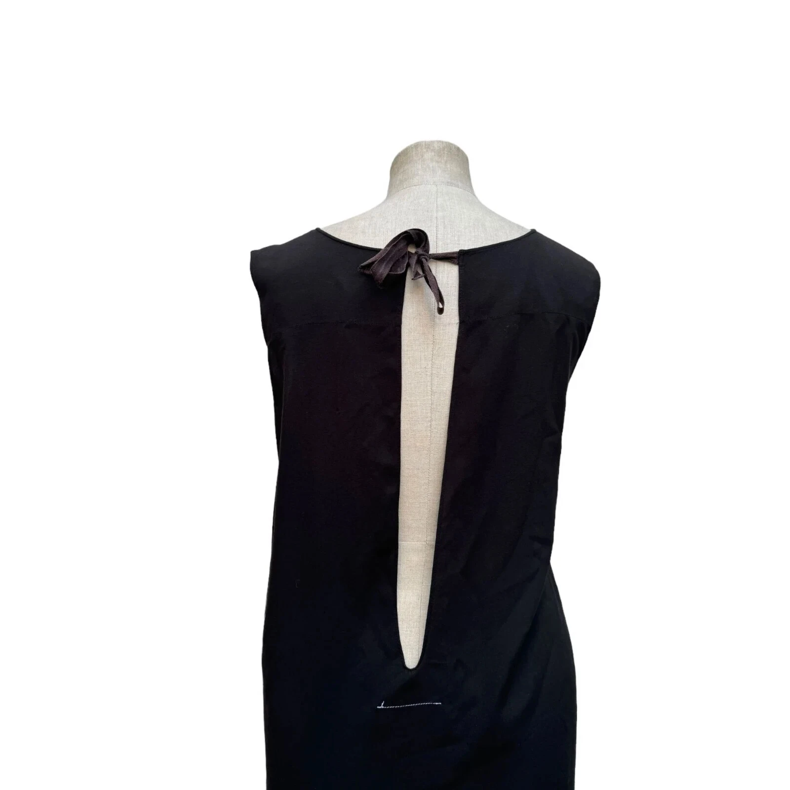 MAISON MARGIELA Abito Martin Margiela SS 2000 in viscosa marrone taglia IT 42 vestibilità L