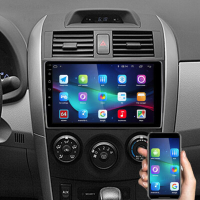 For 2009-2013 Toyota Corolla Radio Carplay w/Cam Backup Cam Android 13 FM RDS