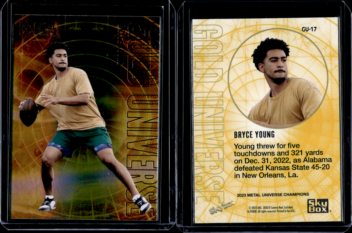 2023 Metal Universe Champions Gold Universe #GU-17 Bryce Young | eBay
