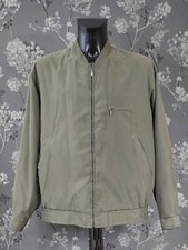VESTE PILOTE BOMBER VERT KAKI HOMME LUHTA VINTAGE ANNÉES 90. SIZE XL, EU 52